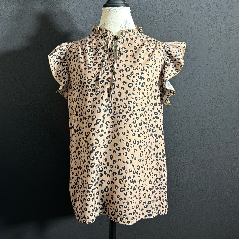 SHEIN printed short Sleeve Top